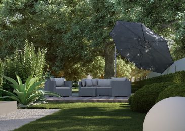 Современный зонт садовый Challenger T² Ø 3,5 м 5