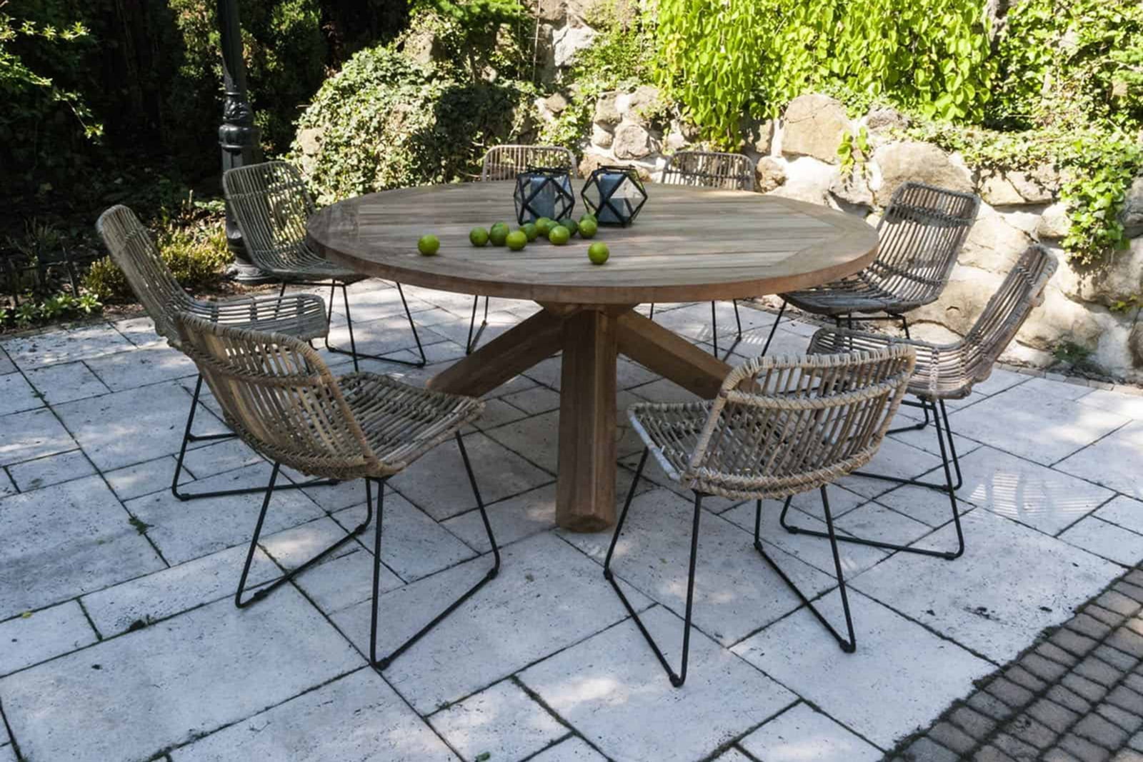 Садовый стол BORDEAUX со стульями DINAN