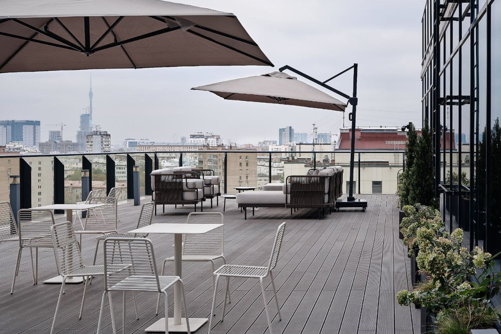 Терраса на крыше